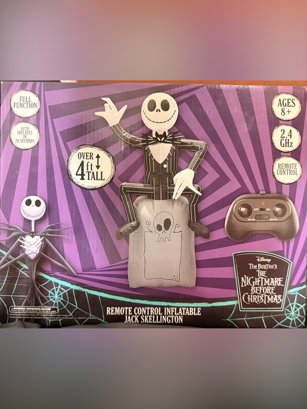 Disney Tim Burton's The Nightmare Before ChristmasRemote Control
Inflatable 4ft+